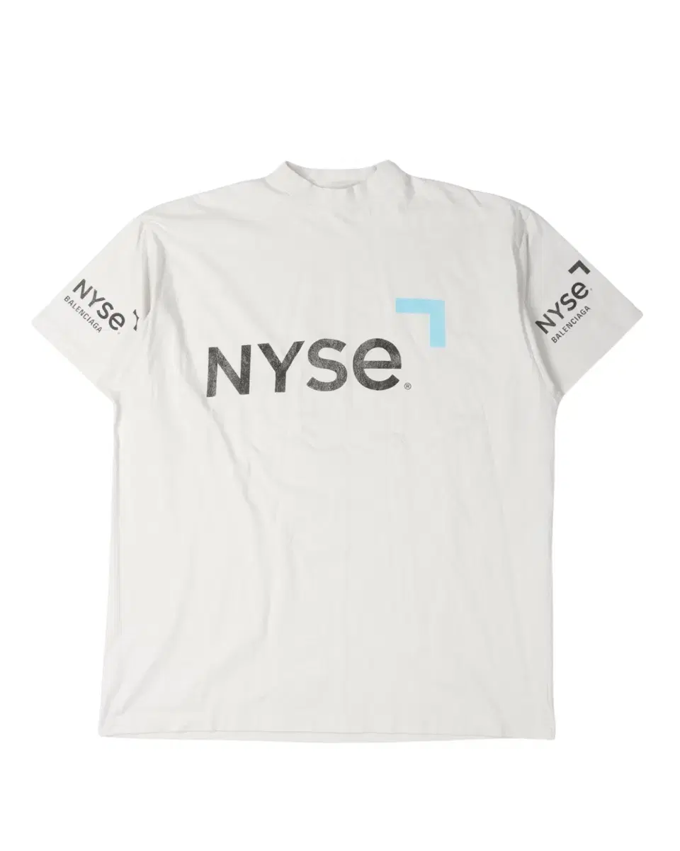 [2] 발렌시아가 NYSE 반팔 티셔츠 화이트